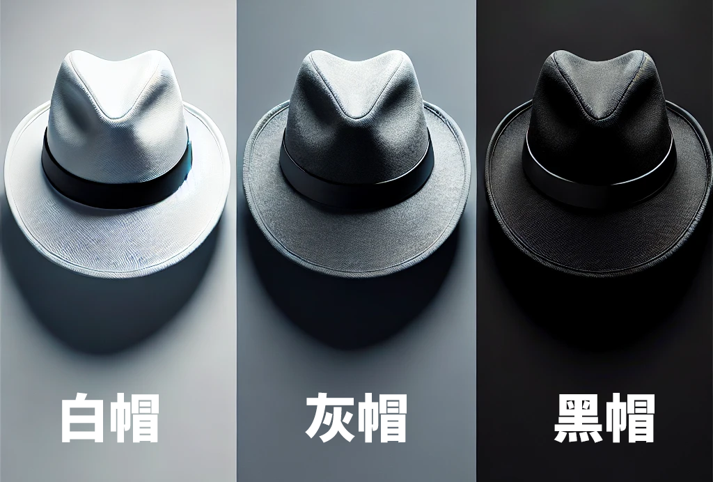 白帽、灰帽、黑帽SEO