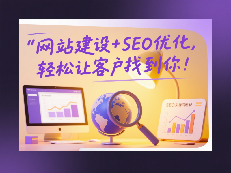 網(wǎng)站建設(shè)+SEO優(yōu)化一步到位，輕松讓客戶找到你！